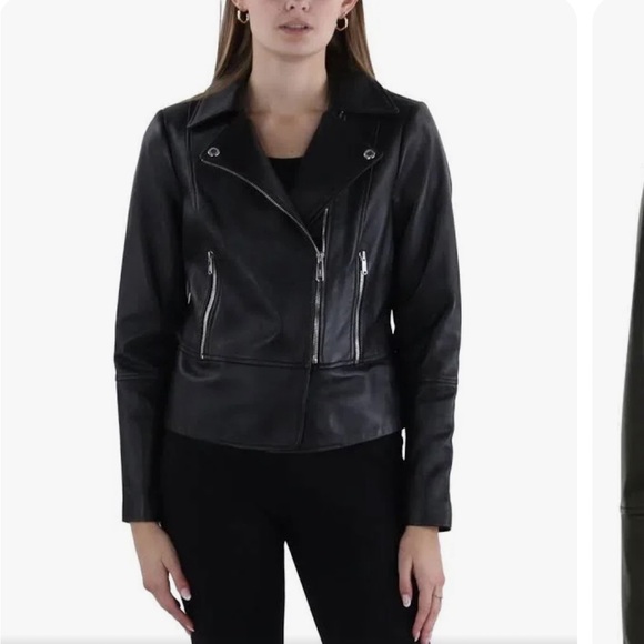 🎉 Host Pick🎉 Sam Edelman Peplum Leather Moto Jacket - Picture 5 of 8